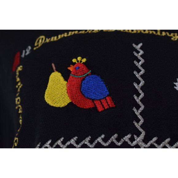 WORRNN Vintage 90s Cotton/Poly Christmas Ugly Sweater size L - Picture 7 of 10